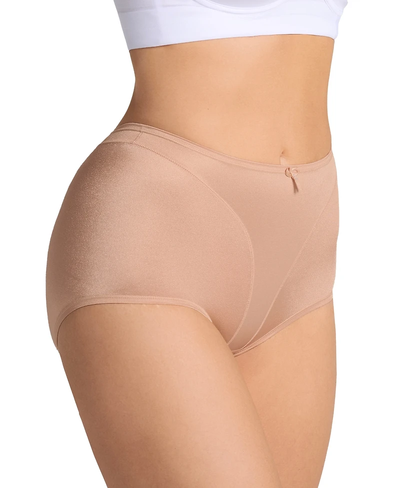 Leonisa Women's Light Tummy-Control Hi Cut Thong-Silhouette Panty 01214