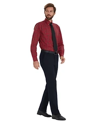 Club Room Men's Stewart Tartan Regular-Fit Dress Shirt, Macy's Exclusive