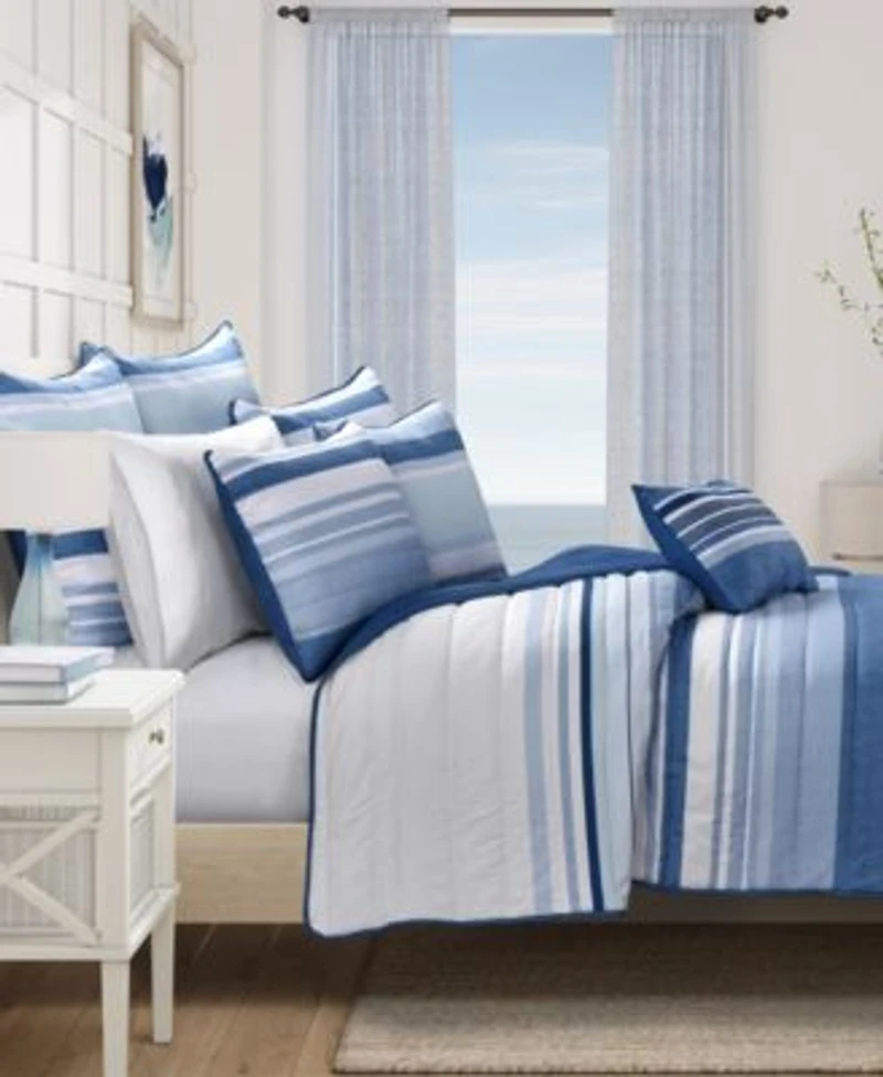 Royal Court Carson Multi Stripe Quilt Sets
