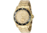 Invicta Men's 49428 Pro Diver Quartz VD78 Gold Dial Watch