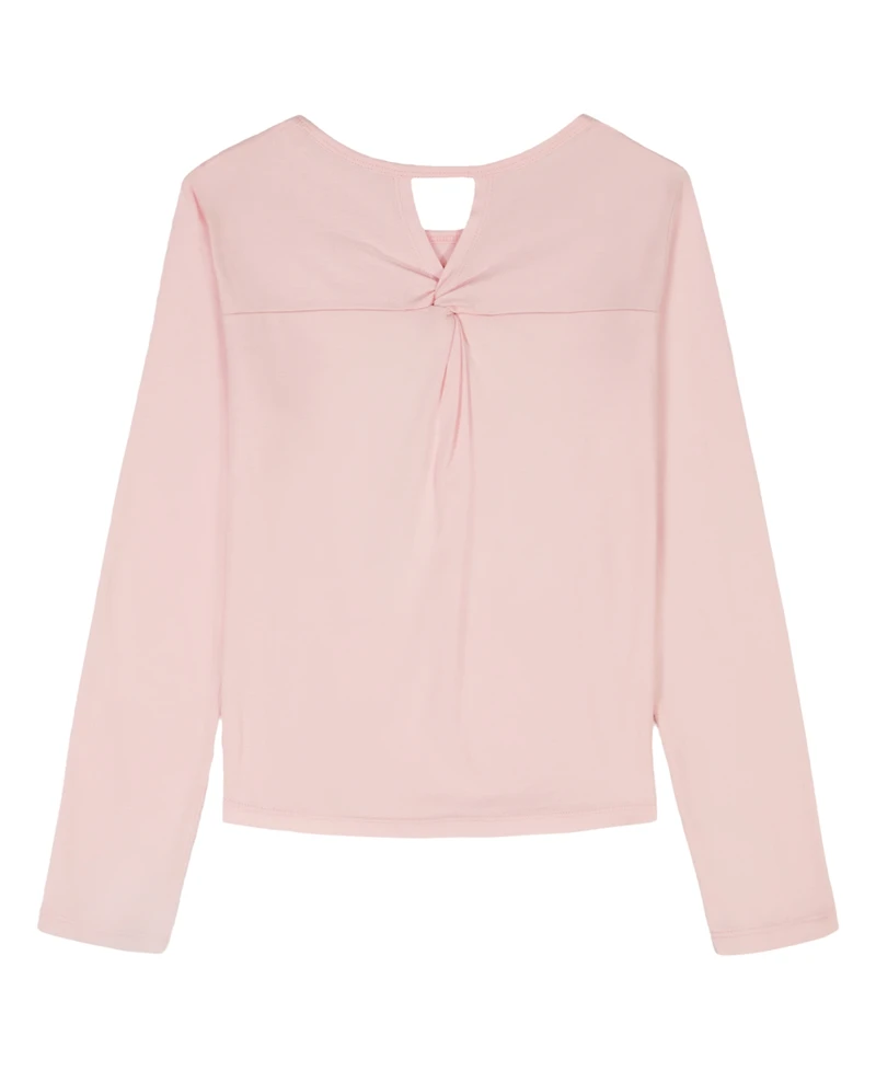 Calvin Klein Girls 7-16 Sequin Detail Twist-Back T-Shirt