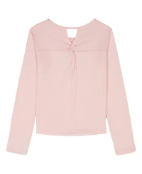 Calvin Klein Girls 7-16 Sequin Detail Twist-Back T-Shirt