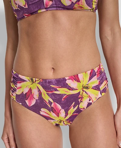 Dkny Women's High-Waist Side-Shirred Bikini Bottoms