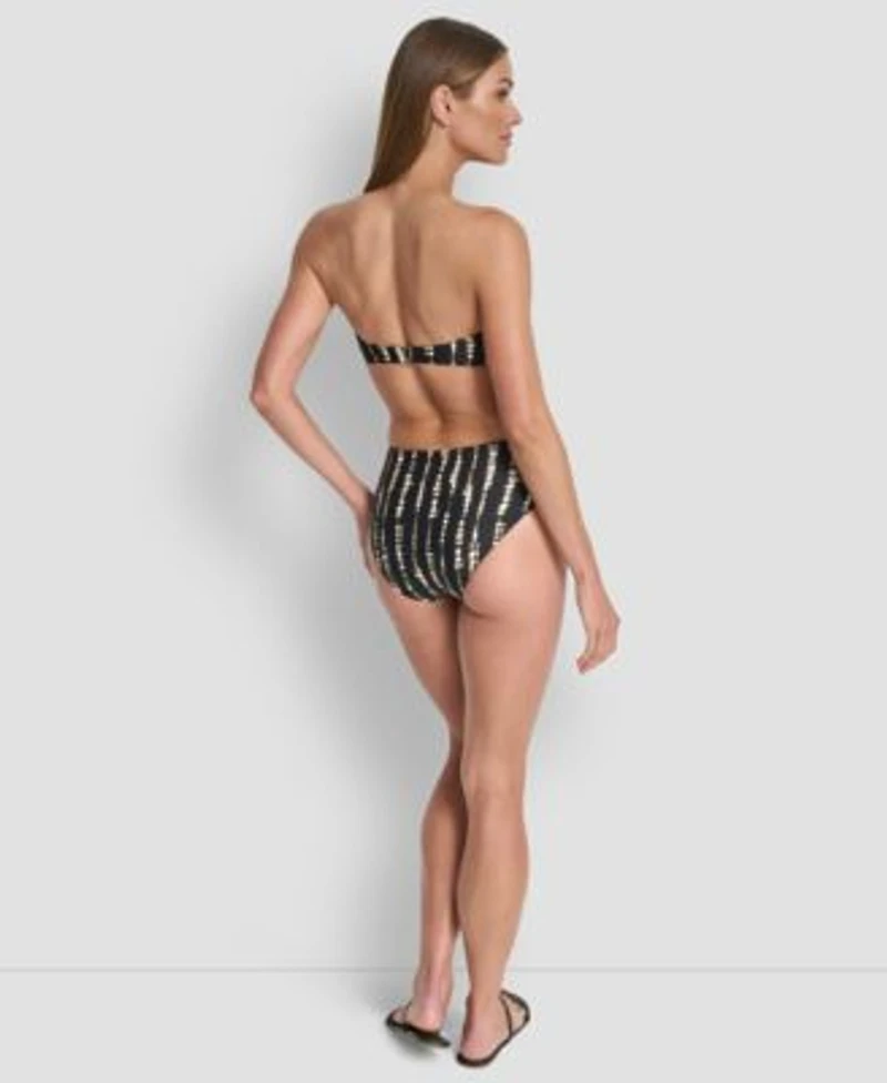 Dkny Womens Bandeau Bikini Top Bottoms