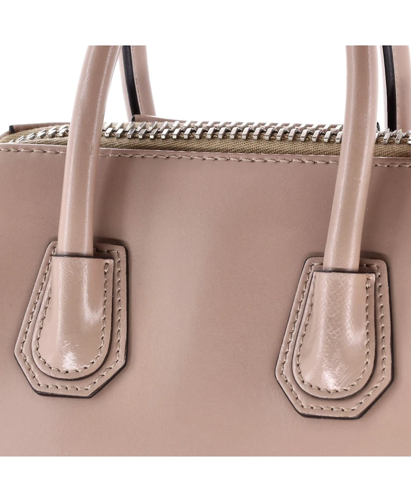 Pre-Owned Givenchy Mini Antigona Bag Glazed Leather