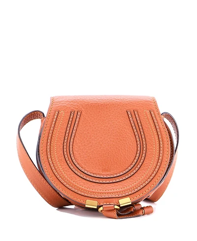 Pre-Owned Chloe Mini Marcie Crossbody Bag Leather