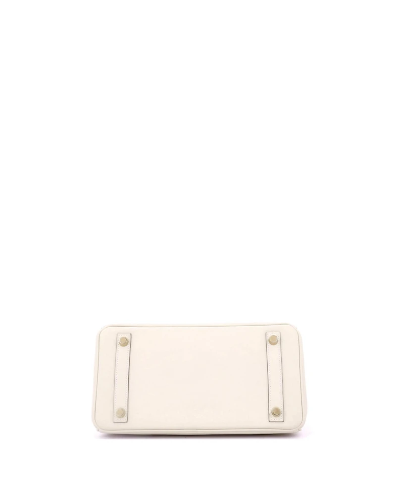 Pre-Owned Hermes Birkin 25 Handbag Light Swift with Gold Hardware