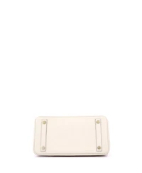 Pre-Owned Hermes Birkin 25 Handbag Light Swift with Gold Hardware