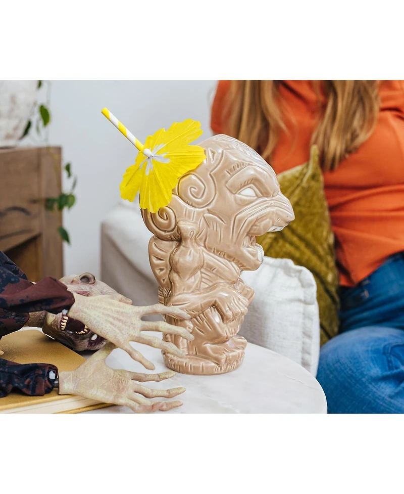 Beeline Creative Geeki Tikis Pumpkinhead Ceramic Mug | Holds 22 Ounces