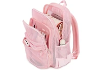 Mesh Backpack Heavy Duty, See Through School Backpack Transparent Bookbag for Swimming, Beach, Sports, Work, Travel