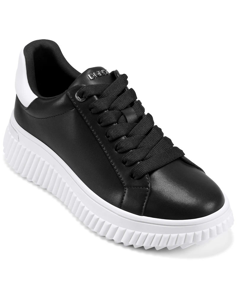 Dkny Women's Lobeco Lace Up Platform Sneakers