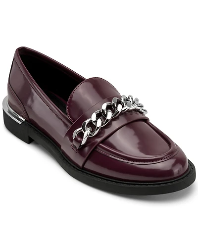 Dkny Women's Ryleigh W/ Chain Slip On Loafers