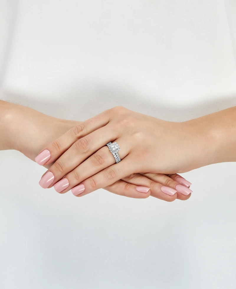 Macy's 2-Piece Diamond Bridal Ring Set (2.0 ct. t.w.) in 14k White Gold