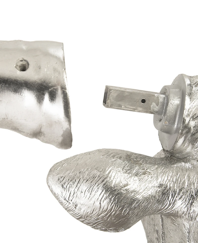 Phillips Collection Longhorn Bull Leaf Resin Wall Art