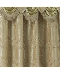 Olivia Gray Ramallah Trading Kenyon Damask Textured Jacquard Single Rod Pocket Curtain Panel - 54 x 84