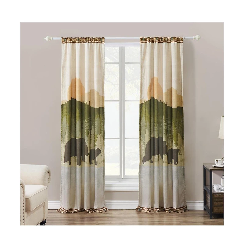Greenland Home Fashions by The Lake Curtain Panel Pair