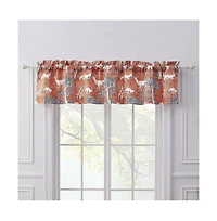 Barefoot Bungalow Greenland Home Fashions Menagerie Window Valance - 84x16", Saffron