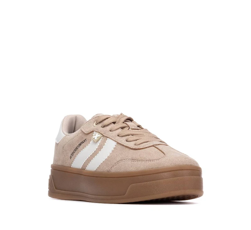 Xti Women's Suede Urban Comfort Casual Sneakers