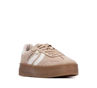 Xti Women's Suede Urban Comfort Casual Sneakers