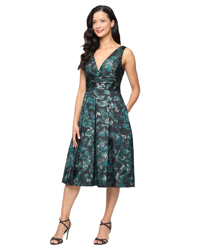 Alex Evenings Petite Sleeveless Midi Dress