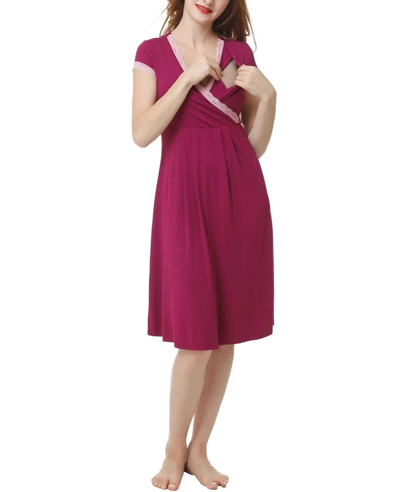 kimi + kai Maternity Nursing Nightgown