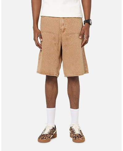 Xxiii Men's Diamond Buckle Back Jorts Shorts