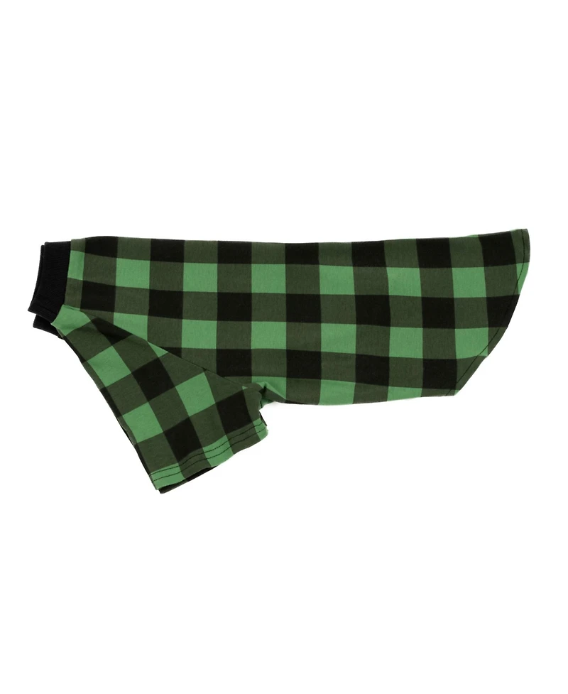 Leveret Big Dog Cotton Pajama Plaid Black and