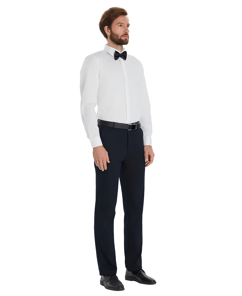Alfani Men's Slim-Fit Formal Solid Dress Shirt, Macy's Exclusive
