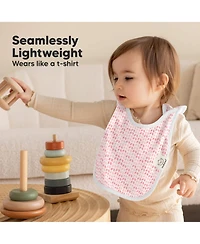 KeaBabies 8-Pack Baby Bibs for Boys, Girls, Pull-on Bibs, Baby Drool Bibs for Baby Boy, Baby Girl, Baby Bib Unisex