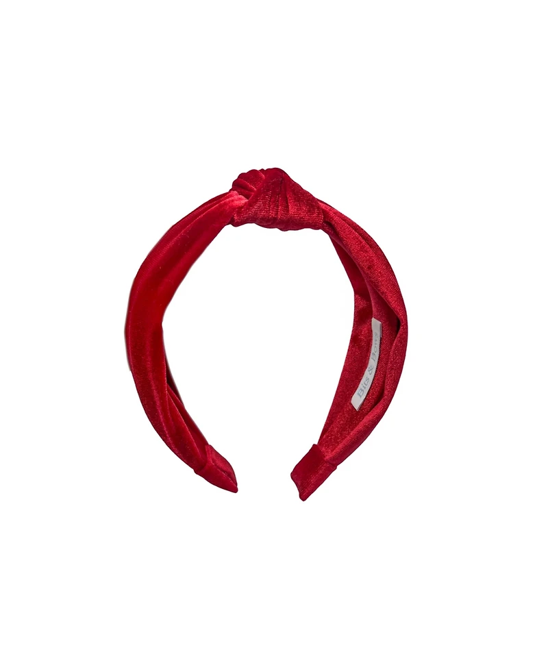 Bits & Bows Girls Little/Big Velvet Knot Headband