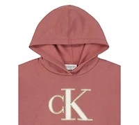 Calvin Klein 4-6X Long-Sleeve Hoodie and Fleece Pants, 2-Piece Set