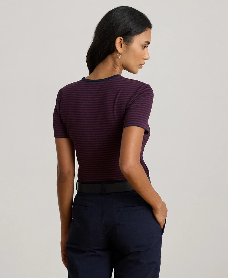 Lauren Ralph Women's Short Sleeve Crew Neck T-Shirt