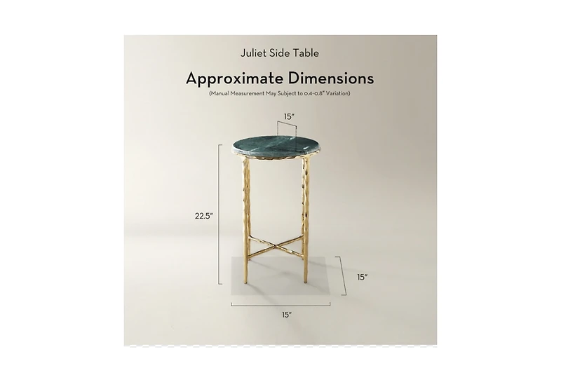 Z Gallerie Juliet Side Table