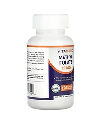 Vitamatic Methyl Folate 15mg - 120 Vegetable Capsules