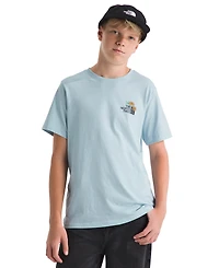 The North Face Boys and Girls 6-16 Floral Logo Short-Sleeve T-Shirt