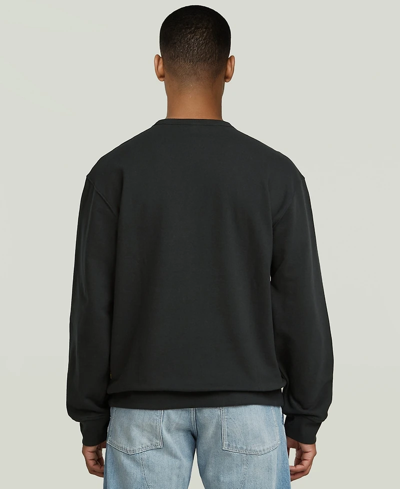 G-Star Raw Long-Sleeve Relaxed-Fit Logo Sweatshirt