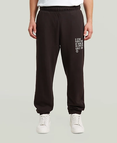 G-Star Raw Men's Print Loose Tapered Sweatpants