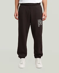 G-Star Raw Men's Print Loose Tapered Sweatpants