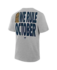 Fanatics Men's Steel Los Angeles Dodgers 2025 World Series Champions Locker Room Authentic T-Shirt