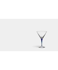 Orrefors Intermezzo Blue Martini Glass