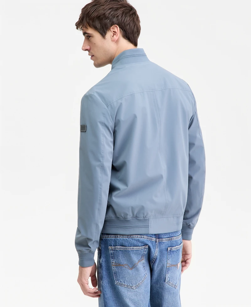 Guess Men's Packable Stretch Bomber Jacket