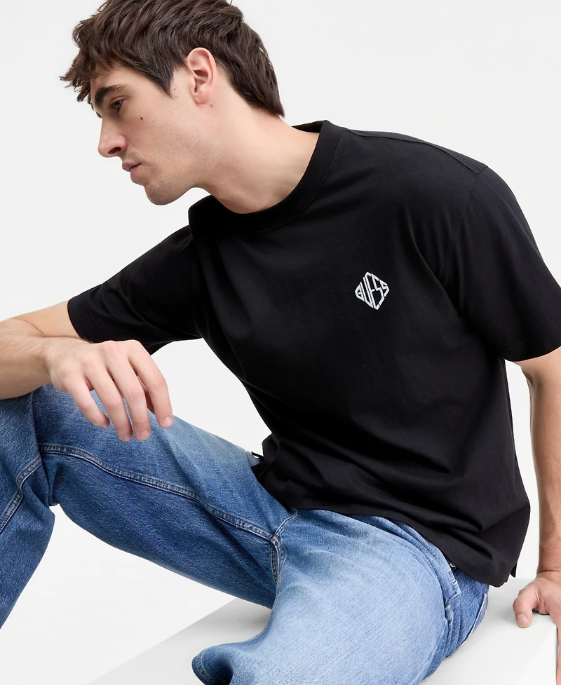 Guess Men's Diamante Logo T-Shirt