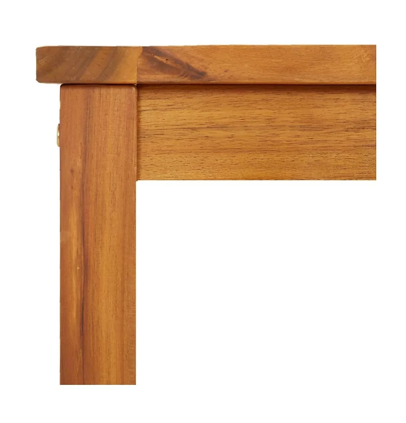 Patio Bench 31.5"x13.8"x17.7" Solid Wood Acacia