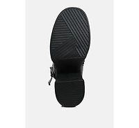 Syrah Chunky Biker Boots