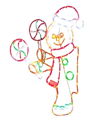 Puleo International 2' Gingerbread Window Decor