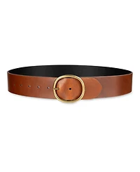 Cole Haan Women's Two-in-One Center Bar Reversible Leather Belt