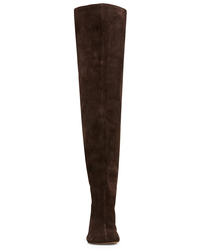 Steve Madden Women's Allison Stovepipe Over-The-Knee Round Toe Dress Boots