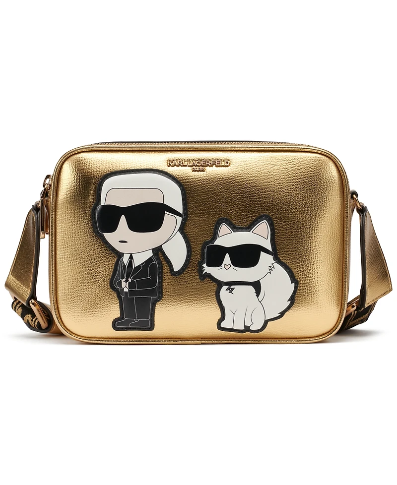Karl Lagerfeld Paris Maybelle Mini Top Zip Crossbody Bag