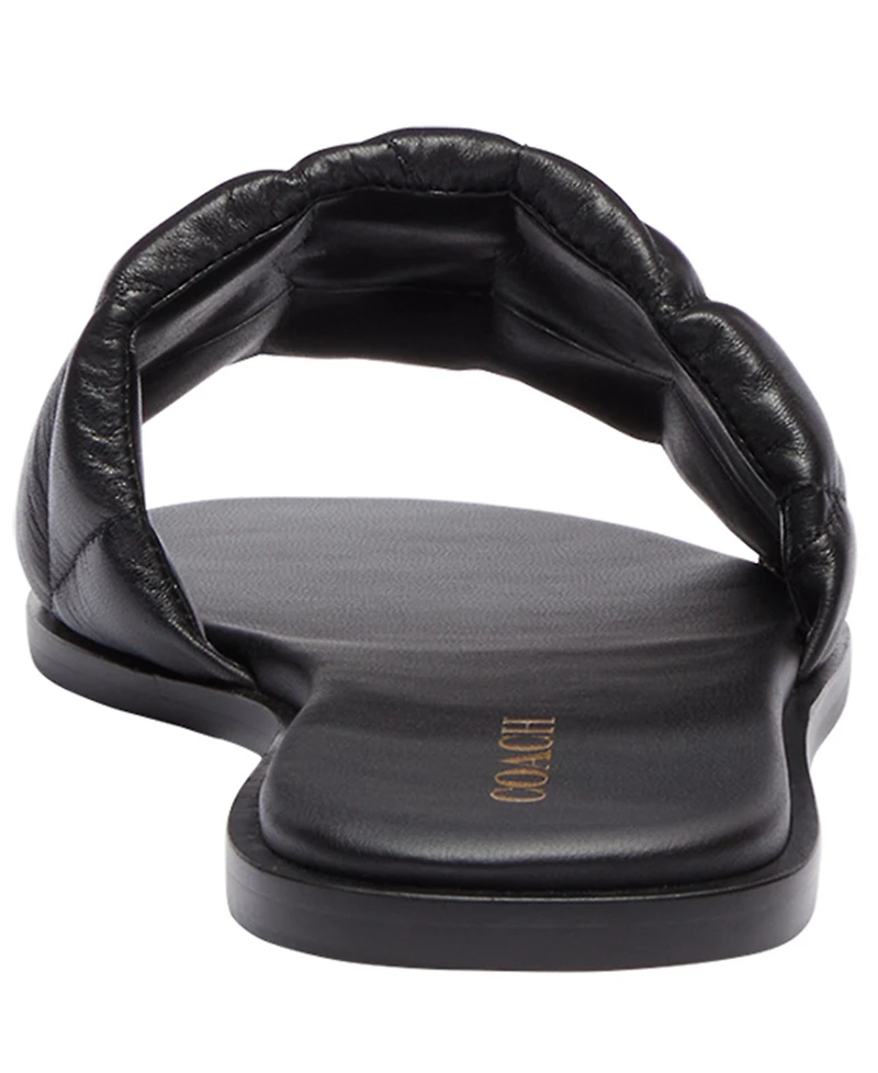 Coach Women's Holly Signature Jacquard Slip-On Slide Sandals