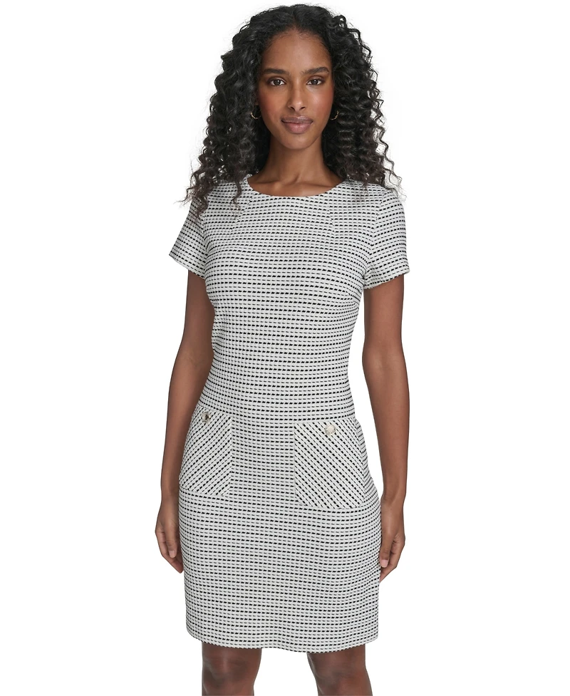 Tommy Hilfiger Women's Knit Crewneck Shift Dress
